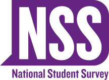 NSS: National Student Survey logo in purple text